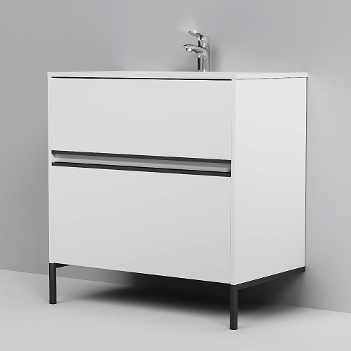 Тумба под раковину AM.PM Sense M7BFUX0802WG универсальная, 80 см, белый Тумба под раковину AM.PM Sense M7BFUX0802WG универсальная, 80 см, белый