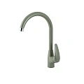 Смеситель для кухни Lemark LINARA LM0405 с высоким поворотным изливом, серый шёлк Смеситель для кухни Lemark LINARA LM0405 с высоким поворотным изливом, серый шёлк