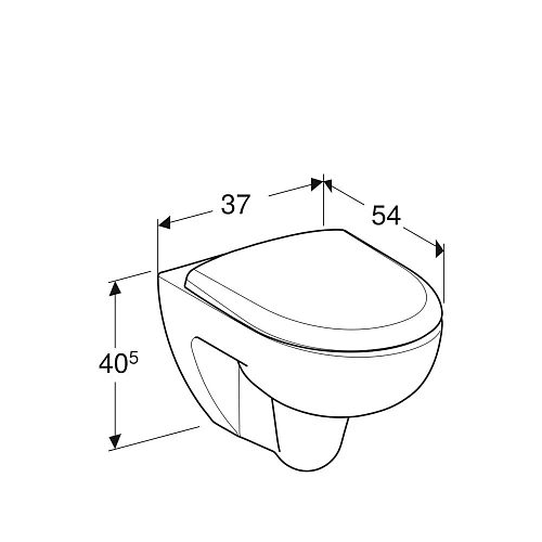 Комплект инсталляции c подвесным унитазом GEBERIT Renova 500.124.TC.R Комплект инсталляции c подвесным унитазом GEBERIT Renova 500.124.TC.R