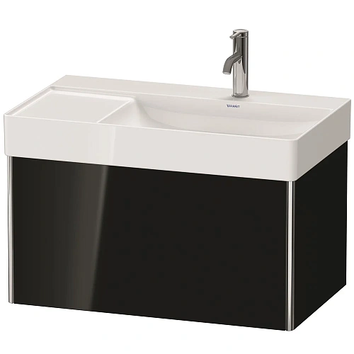 Тумба под раковину Duravit XSquare XS406204040 подвесная 78 см черный глянцевый Тумба под раковину Duravit XSquare XS406204040 подвесная 78 см черный глянцевый