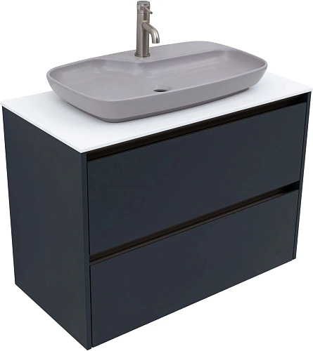 Тумба под раковину Allen Brau Activity 90 1.34013.AM антрацит матовый/олива брашированная Тумба под раковину Allen Brau Activity 90 1.34013.AM антрацит матовый/олива брашированная