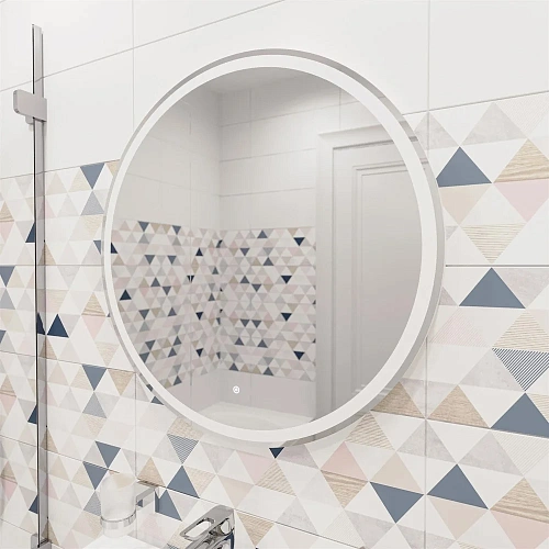 Зеркало DIWO Ростов 70 с подсветкой светодиодной, сенсорное управление, круглое, настенное 482580 Зеркало DIWO Ростов 70 с подсветкой светодиодной, сенсорное управление, круглое, настенное 482580