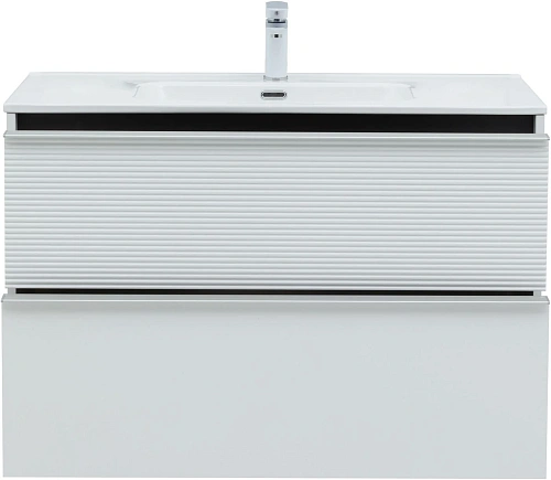 Тумба под раковину Aquanet Вита 100 белый матовый 00330474 подвесная Тумба под раковину Aquanet Вита 100 белый матовый 00330474 подвесная