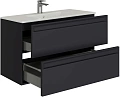 Тумба под раковину Allen Brau Eclipse 80 1.E1002.AM 2.0 антрацит матовый Тумба под раковину Allen Brau Eclipse 80 1.E1002.AM 2.0 антрацит матовый