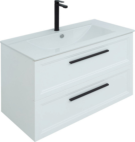 Тумба с раковиной STWORKI Эстерсунд 90 белая матовая 440894 Тумба с раковиной STWORKI Эстерсунд 90 белая матовая 440894