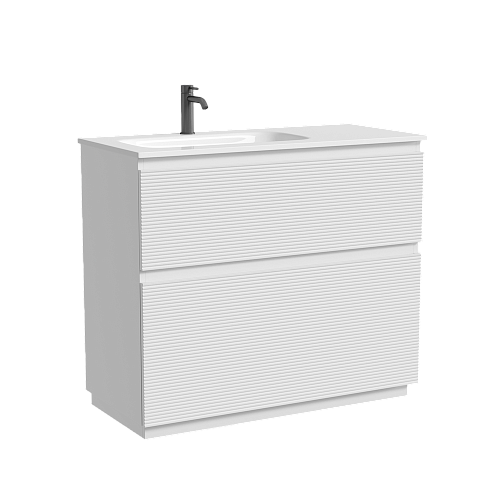 Тумба под раковину SANCOS Folk Floor FL100FLW левая 995х445х850 Bianco, напольная Тумба под раковину SANCOS Folk Floor FL100FLW левая 995х445х850 Bianco, напольная