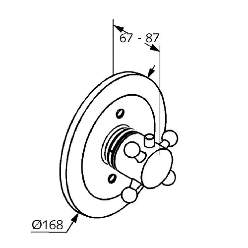Смеситель для душа Kludi Adlon 517190520 хром Смеситель для душа Kludi Adlon 517190520 хром