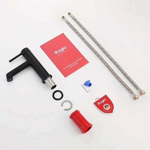 Смеситель для раковины Raglo R20.10.06, черный Смеситель для раковины Raglo R20.10.06, черный