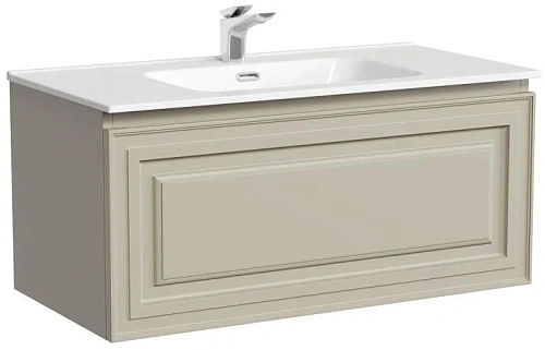 Тумба под раковину Sancos Very VR90CE 890х445х406 Beige Soft, подвесная Тумба под раковину Sancos Very VR90CE 890х445х406 Beige Soft, подвесная