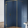 Душевая перегородка NEW TRENDY AVEXA GOLD BRUSHED 140x200 EXK-3139 брашированное золото Душевая перегородка NEW TRENDY AVEXA GOLD BRUSHED 140x200 EXK-3139 брашированное золото
