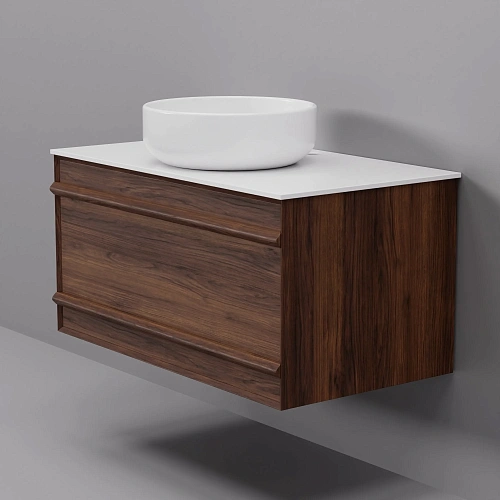 Тумба с раковиной ArtDecco Bridget 80 ABR08W22S300 черный орех Тумба с раковиной ArtDecco Bridget 80 ABR08W22S300 черный орех