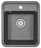 Кухонная мойка Granula 4202, ЧЁРНЫЙ, СтандАРТ кварц 420х500