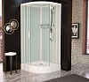Картинка анонса товара «душевая кабина frank f420 м white 120x120 20010 закаленное матовое стекло»