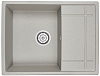 Картинка анонса товара «кухонная мойка granula 6501, базальт, кварц 650х495»