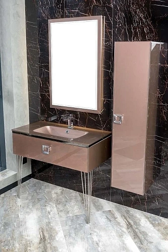 Тумба под раковину Boheme Lucido 100 см Лиловый 770-100-PU Тумба под раковину Boheme Lucido 100 см Лиловый 770-100-PU