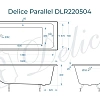 Ванна чугунная Delice Parallel 1600х700, без ручек DLR220504 Ванна чугунная Delice Parallel 1600х700, без ручек DLR220504