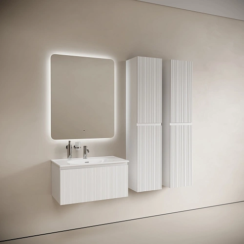 Шкаф-пенал SANCOS Code PCD35W 350х350х1650 мм белый, подвесной Шкаф-пенал SANCOS Code PCD35W 350х350х1650 мм белый, подвесной