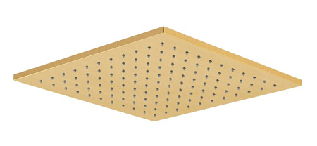 Верхний душ Remer 359SSLBGX с шарнирным соединением 30 см, золото брашированное