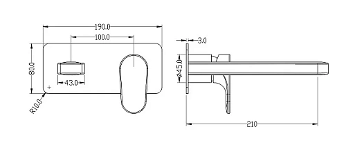 Смеситель для раковины Boheme SPECTRE 455-BR Bronze Смеситель для раковины Boheme SPECTRE 455-BR Bronze