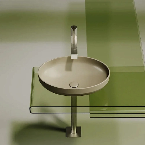 Раковина Ceramica Nova ELEMENT CN6056MC Капучино матовый накладная Раковина Ceramica Nova ELEMENT CN6056MC Капучино матовый накладная