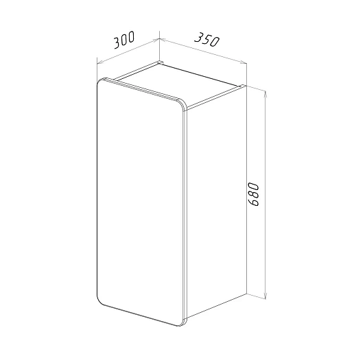 Шкаф Lemark OLIVIA 35 см подвесной, левый/правый, дуб кантри, белый LM08OL35PL Шкаф Lemark OLIVIA 35 см подвесной, левый/правый, дуб кантри, белый LM08OL35PL