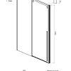 Душевая дверь Ambassador Intense 110022203IBB (1400x2000) Душевая дверь Ambassador Intense 110022203IBB (1400x2000)