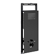 Детальная картинка товара «инсталляция для унитаза wasserkraft salm 27tlt.010.me.bl.mb04 с клавишей смыва черный»