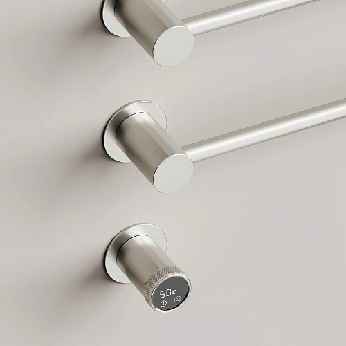 Полотенцесушитель электрический SANCOS Linea SC14001BN встраиваемый брашированный никель Полотенцесушитель электрический SANCOS Linea SC14001BN встраиваемый брашированный никель