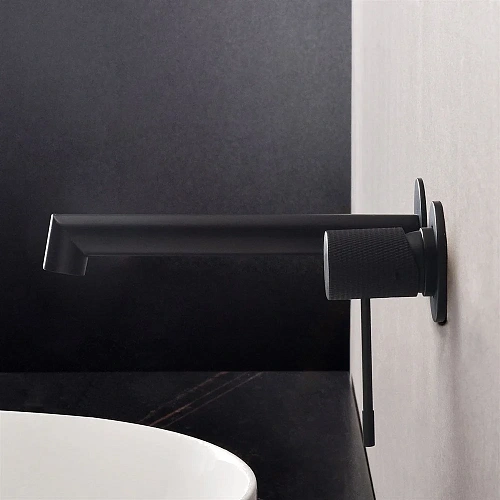 Смеситель для раковины Vincea Desire VBFW-1D1MB встраиваемый черный Смеситель для раковины Vincea Desire VBFW-1D1MB встраиваемый черный