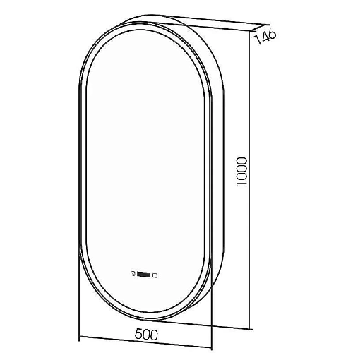 Зеркальный шкаф ABBER Kontur AG6339SWHB с подсветкой, сенсор, диммер, часы, подогрев, черный Зеркальный шкаф ABBER Kontur AG6339SWHB с подсветкой, сенсор, диммер, часы, подогрев, черный
