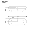 Ванна отдельностоящая GROSSMAN GR-1502 (180x80x58) Ванна отдельностоящая GROSSMAN GR-1502 (180x80x58)