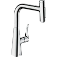 Смеситель для кухни Hansgrohe Metris Select M71 240, с вытяжным душем, 2jet, sBox 73817000, хром Смеситель для кухни Hansgrohe Metris Select M71 240, с вытяжным душем, 2jet, sBox 73817000, хром