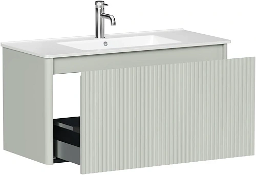 Тумба под раковину Allen Brau Gravity 100 1.370018.PWM папирус матовый Тумба под раковину Allen Brau Gravity 100 1.370018.PWM папирус матовый