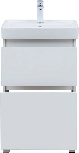 Тумба под раковину Aquanet Вега 50 00344120 напольная, белый глянец Тумба под раковину Aquanet Вега 50 00344120 напольная, белый глянец