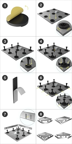 Душевой поддон GROSSMAN Strong графит (100x100x2,5) GR-S2100100D Душевой поддон GROSSMAN Strong графит (100x100x2,5) GR-S2100100D