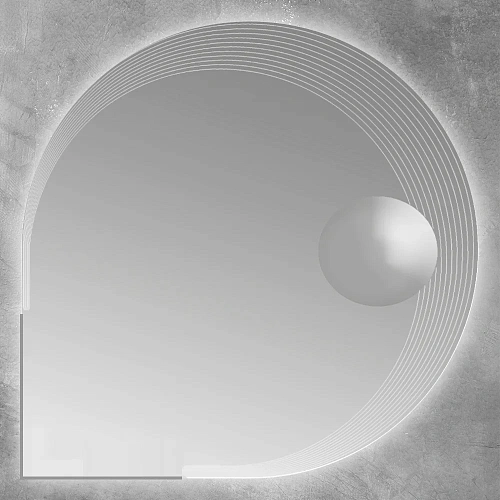 Зеркало CEZARES 90х90 см 45012 с увеличительным Зеркало CEZARESм и подсветкой Зеркало CEZARES 90х90 см 45012 с увеличительным Зеркало CEZARESм и подсветкой
