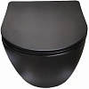Унитаз подвесной Ceruttispa SELLA Aria MB CT9160 безободковый черный матовый, сиденье микролифт Унитаз подвесной Ceruttispa SELLA Aria MB CT9160 безободковый черный матовый, сиденье микролифт