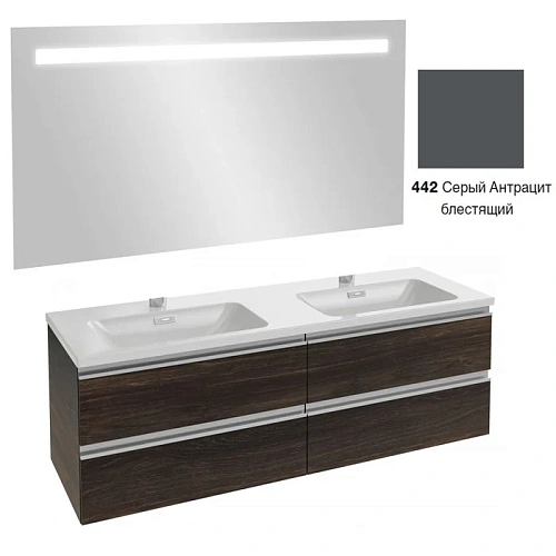 Комплект мебели 140 см Jacob Delafon Vox , серый антрацит лак, 4 выдвижных ящика, с функцией анти-па EB1420-NF+EXAA112-Z-00+EB2020-RA-442 Комплект мебели 140 см Jacob Delafon Vox , серый антрацит лак, 4 выдвижных ящика, с функцией анти-па EB1420-NF+EXAA112-Z-00+EB2020-RA-442