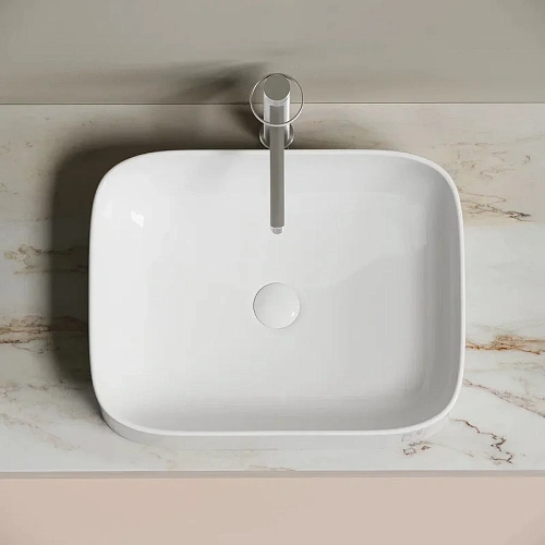 Раковина Ceramica Nova ELEMENT CN6052 белый накладная Раковина Ceramica Nova ELEMENT CN6052 белый накладная