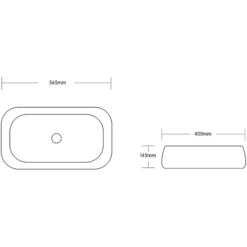Раковина Ceruttispa CR0086 MMW1 565х400х145 накладная, мрамор матовый белый, прямоугольная Раковина Ceruttispa CR0086 MMW1 565х400х145 накладная, мрамор матовый белый, прямоугольная