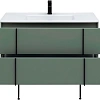 Тумба под раковину Allen Brau Reality 100 1.32007.CGM олива матовый Тумба под раковину Allen Brau Reality 100 1.32007.CGM олива матовый