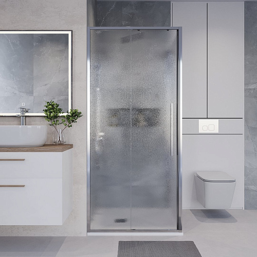 Душевой уголок Niagara Nova NG-65-9CH-CH90-34 (90x90x195) квадратная, раздвижная, хром, стекло шиншиллаа Душевой уголок Niagara Nova NG-65-9CH-CH90-34 (90x90x195) квадратная, раздвижная, хром, стекло шиншиллаа