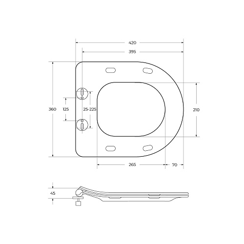 Крышка-сиденье BelBagno AMANDA BB051-2SC Крышка-сиденье BelBagno AMANDA BB051-2SC