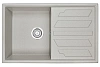 Кухонная мойка Granula 8002, БАЗАЛЬТ, кварц 790х500