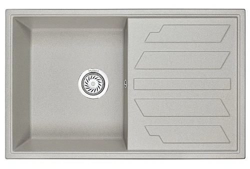 Кухонная мойка Granula 8002, БАЗАЛЬТ, кварц 790х500 Кухонная мойка Granula 8002, БАЗАЛЬТ, кварц 790х500