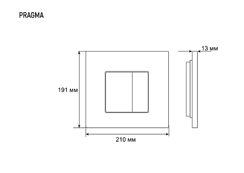 Клавиша смыва GROSSMAN Pragma 800.T1.03.100.100 хром Клавиша смыва GROSSMAN Pragma 800.T1.03.100.100 хром