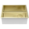 Кухонная мойка Paulmark NEXT-SKEW 54 UNI, PM885444-LG, светлое золото, 540х440мм 1,2мм Кухонная мойка Paulmark NEXT-SKEW 54 UNI, PM885444-LG, светлое золото, 540х440мм 1,2мм