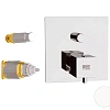 Смеситель для душа Remer Q-Elegance QT09KBBO термостатический, белый матовый Смеситель для душа Remer Q-Elegance QT09KBBO термостатический, белый матовый