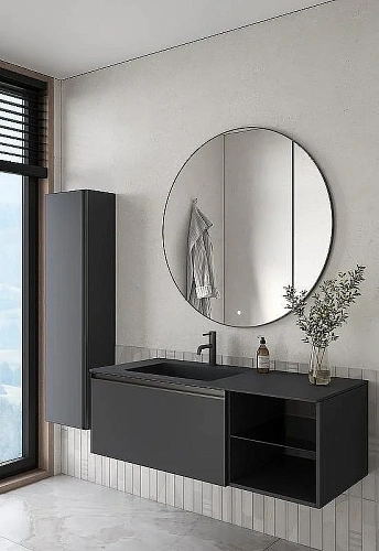 Тумба под раковину Armadi Art QUATRO 6 120см (80+40) ANTHRACITE профиль ANTHRACITE 790-M6-120-A-A антрацит Тумба под раковину Armadi Art QUATRO 6 120см (80+40) ANTHRACITE профиль ANTHRACITE 790-M6-120-A-A антрацит