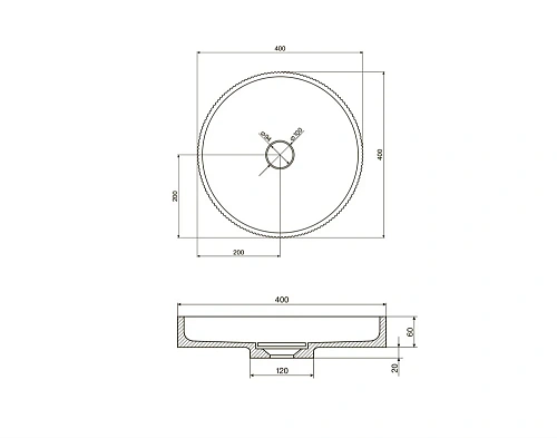 Раковина NT BAGNO NT705 FANELLO из искусственного камня Раковина NT BAGNO NT705 FANELLO из искусственного камня